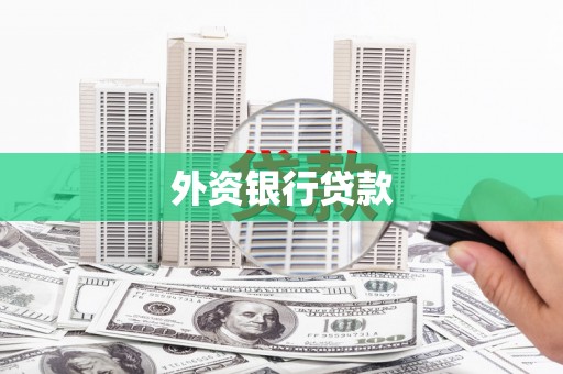 安次外资银行贷款