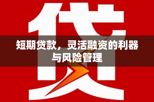 安次短期贷款，灵活融资的利器与风险管理