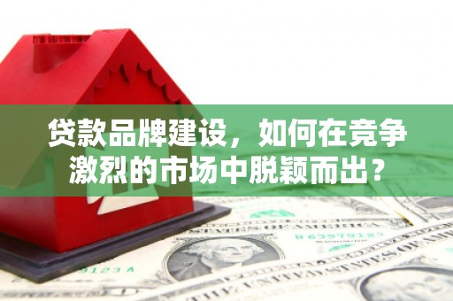 安次贷款品牌建设，如何在竞争激烈的市场中脱颖而出？