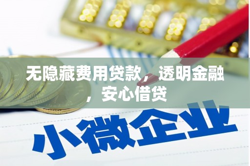 安次无隐藏费用贷款，透明金融，安心借贷