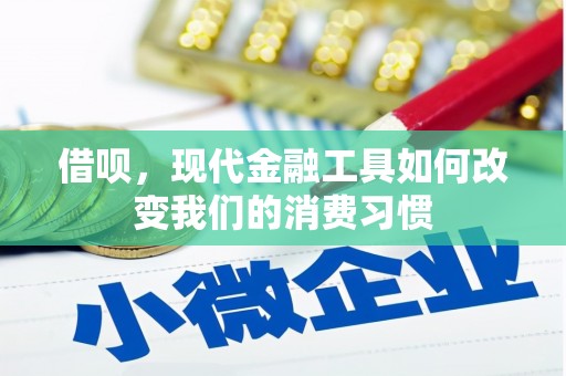 安次借呗，现代金融工具如何改变我们的消费习惯