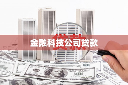 安次金融科技公司贷款