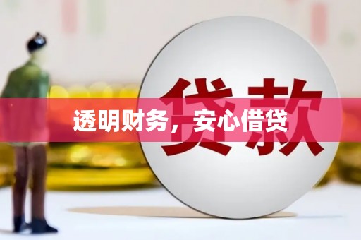 安次透明财务，安心借贷
